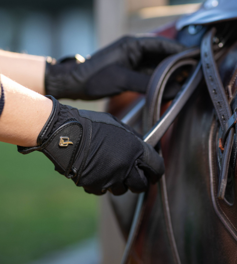 LeMieux Pro Mesh Glove - Black-1
